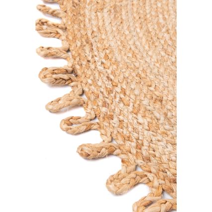 JUTA Rug 100 cm, Beige/Natural