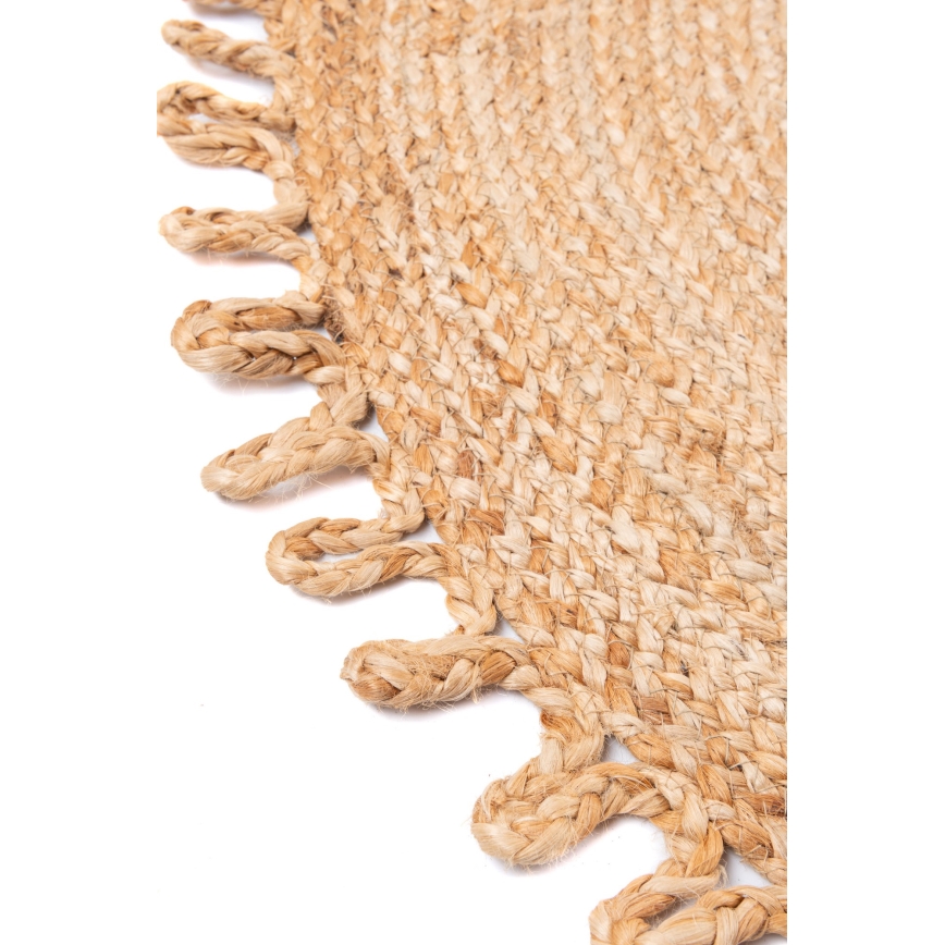 JUTA Rug 100 cm, Beige/Natural