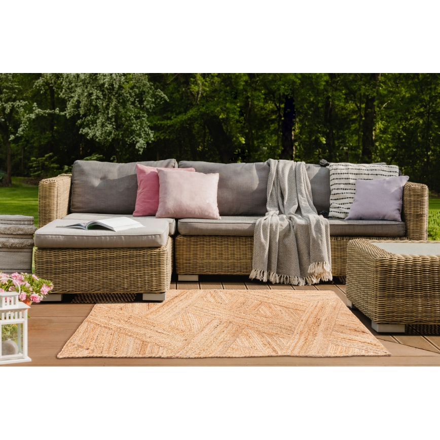 JUTA Rug 70 x 140 cm, Beige/Natural