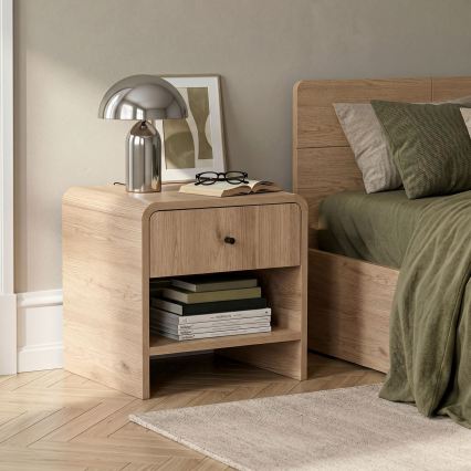 KABIN Nightstand 45 x 40 cm, Oak
