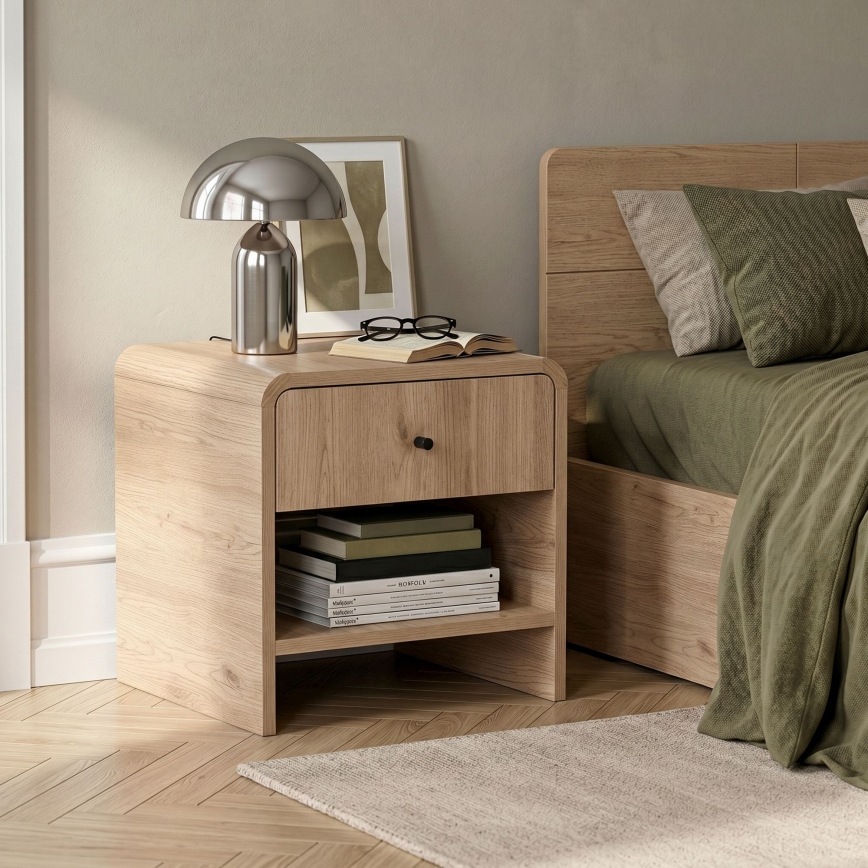 KABIN Nightstand 45 x 40 cm, Oak