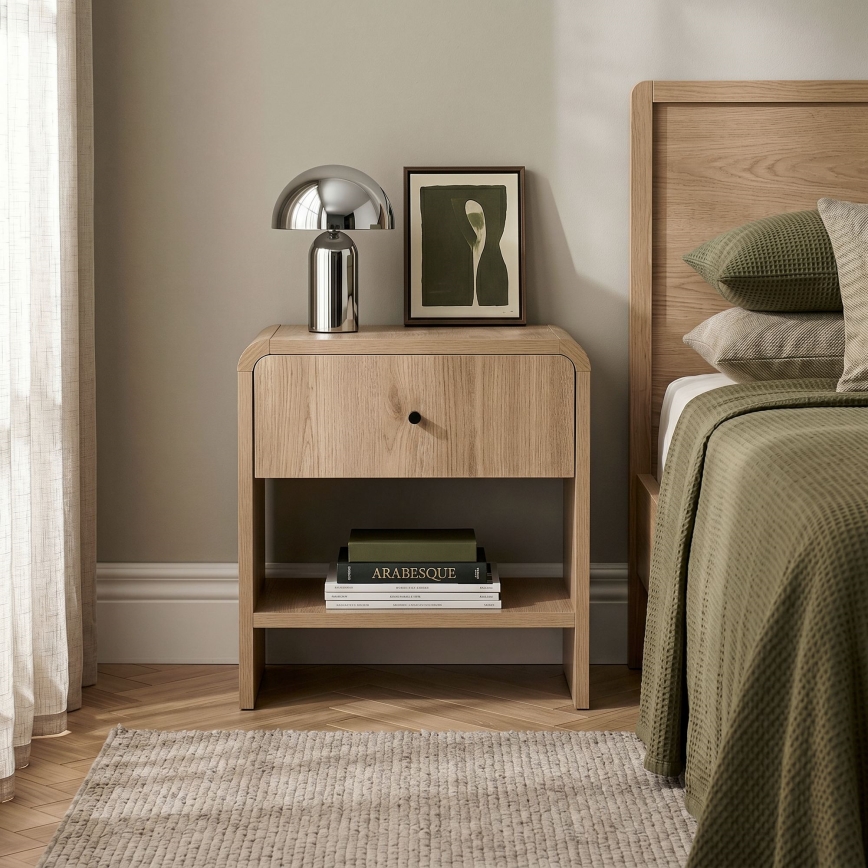 KABIN Nightstand 45 x 40 cm, Oak