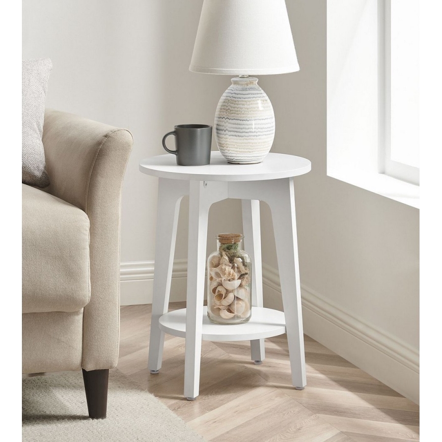 KAEL White Side Table