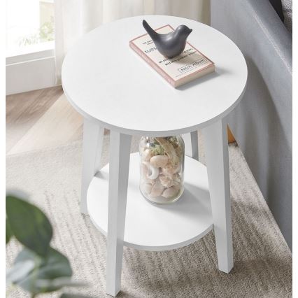 KAEL White Side Table