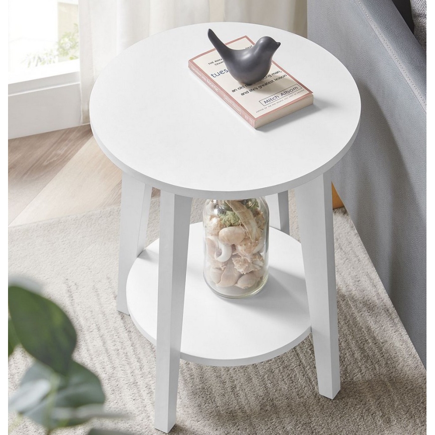 KAEL White Side Table