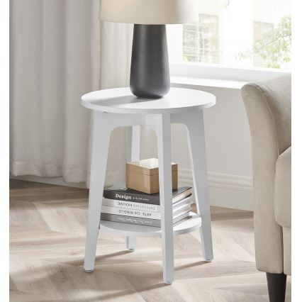KAEL White Side Table