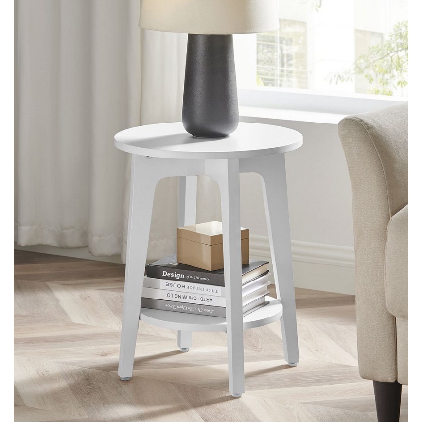 KAEL White Side Table