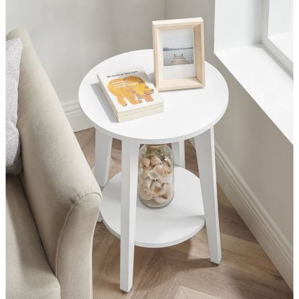 KAEL White Side Table