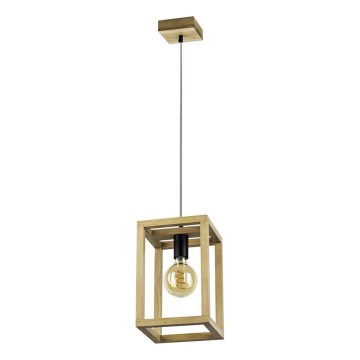 KAGO Cable Pendant 1xE27/60W/230V, Matte Oak