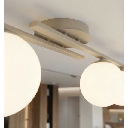 KAIRO Ceiling Light 3xE14/10W/230V beige