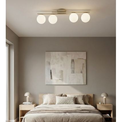 KAIRO Ceiling Light 4xE14/10W/230V Beige