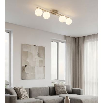 KAIRO Ceiling Light 4xE14/10W/230V Beige
