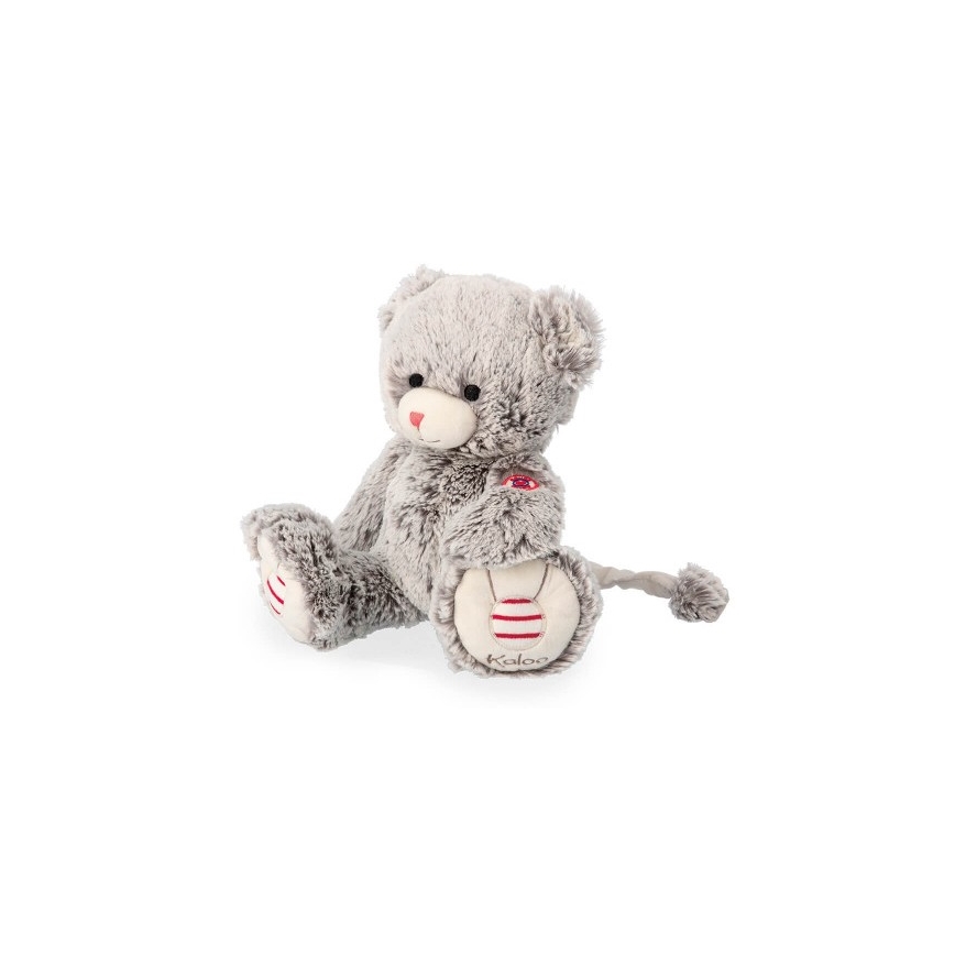 Kaloo - Plush toy with melody ROUGE bear