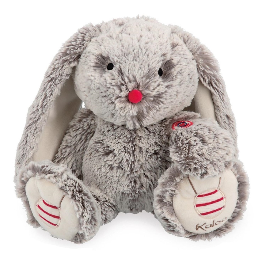 Kaloo - Plush toy with melody ROUGE bear