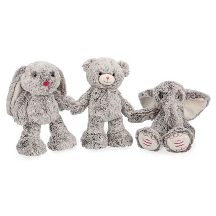 Kaloo - Plush toy with melody ROUGE elephant