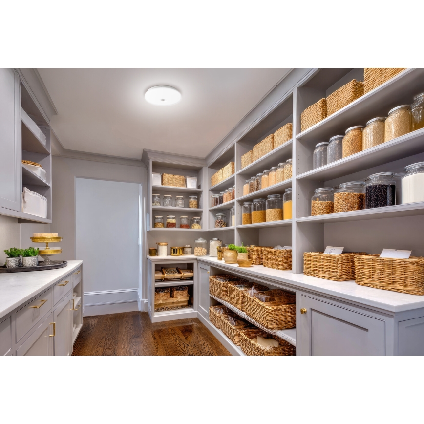 FOGLER LED Ceiling Light with Motion and Dusk Sensor, 12W/230V, Ø 28 cm