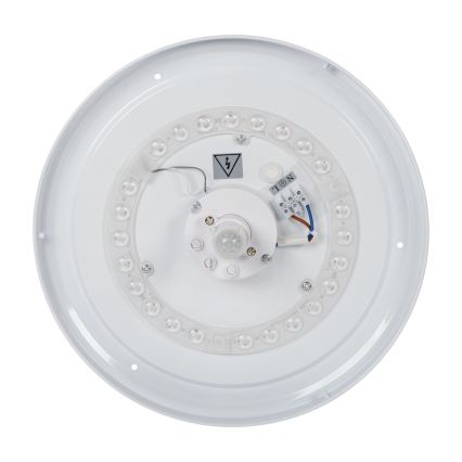 LED ceiling light with motion and dusk sensor FOGLER LED/17W/230V, Ø 33 cm
