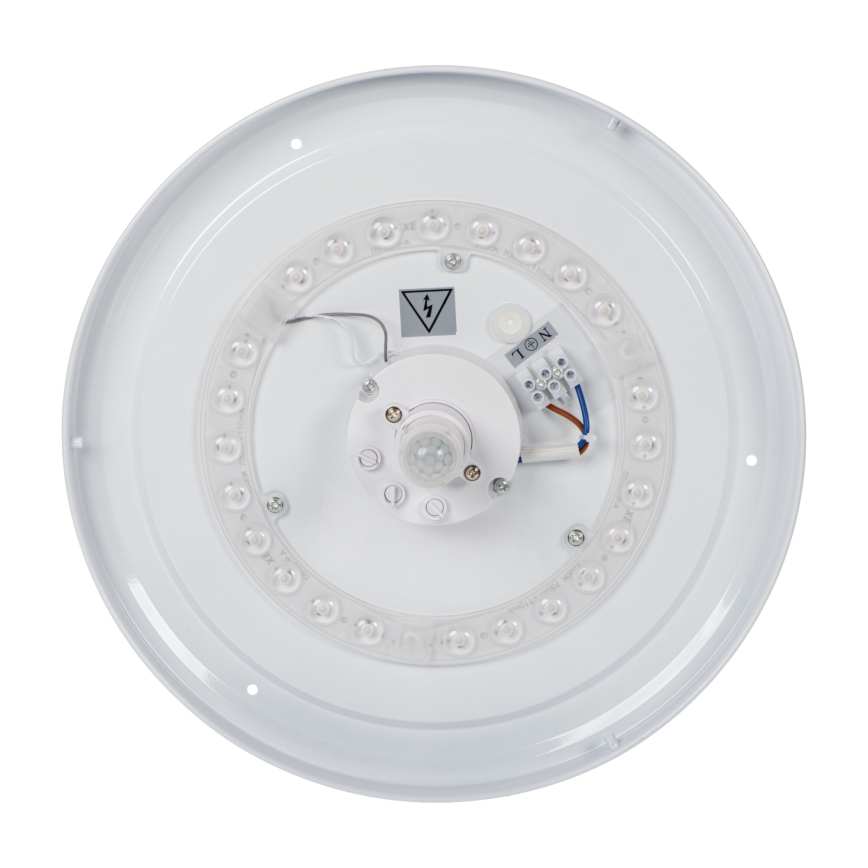 LED ceiling light with motion and dusk sensor FOGLER LED/17W/230V, Ø 33 cm
