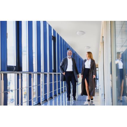 LED Ceiling Light with Motion and Dusk Sensor FOGLER LED/24W/230V Ø 38 cm