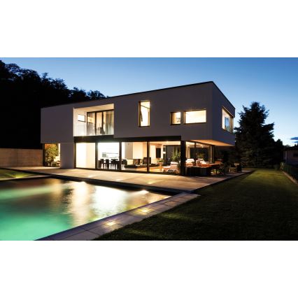 LED outdoor drive-over luminaire GORDO LED/1W/230V 9.5x9.5 cm IP67 stainless steel