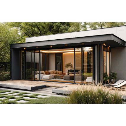 LED Outdoor recessed light IMBER LED/1W/12V 3000K d. 3 cm 40 lm IP65 white