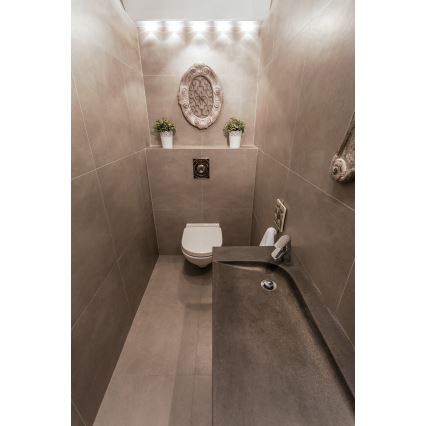 LED Outdoor recessed light IMBER LED/1W/12V 4000K d. 3 cm 40 lm IP65 white