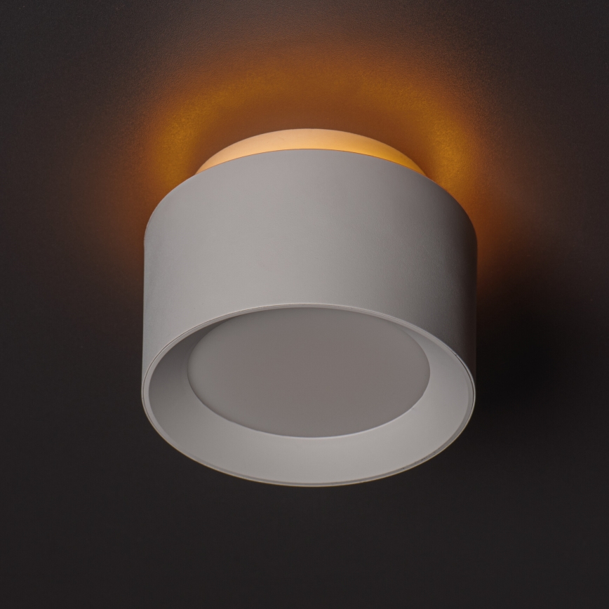 LED Spotlight SONOR LED/12W/230V 3000/4000/5700K + LED/1,5W 2200K dia. 14 cm white
