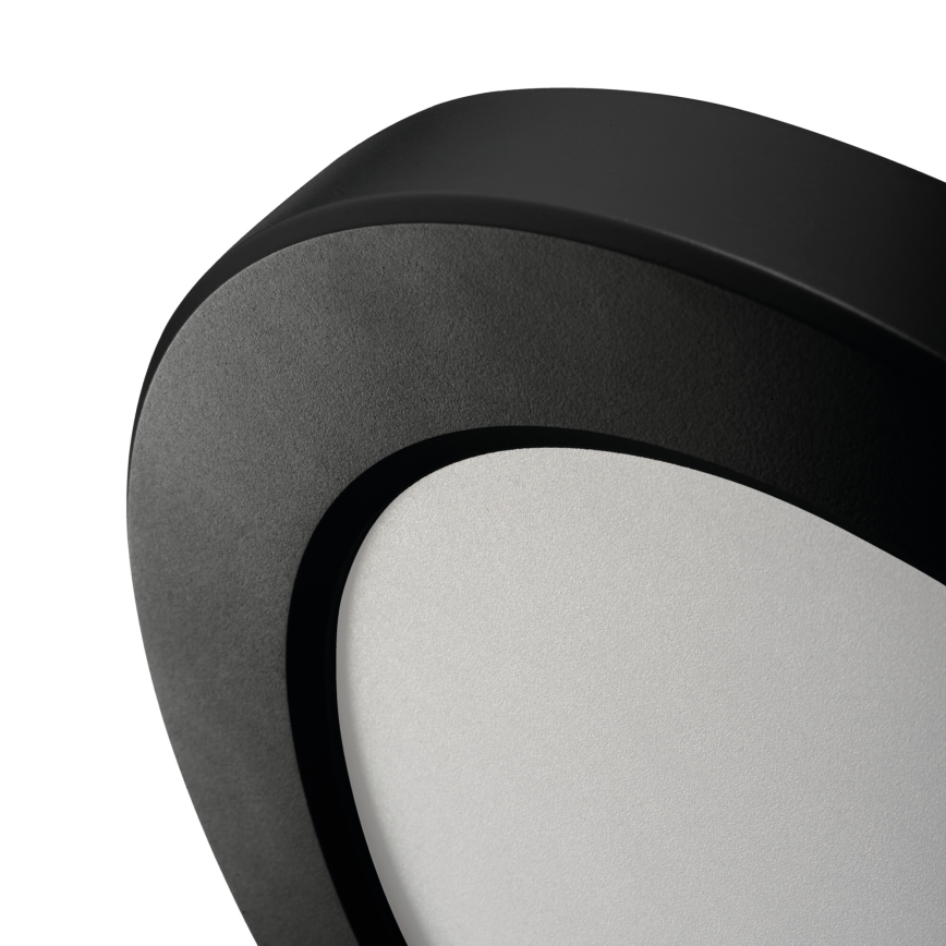 LED Ceiling/recessed light with motion sensor 2in1 ERGA LED/17W/230V 3000/4000/6500K black