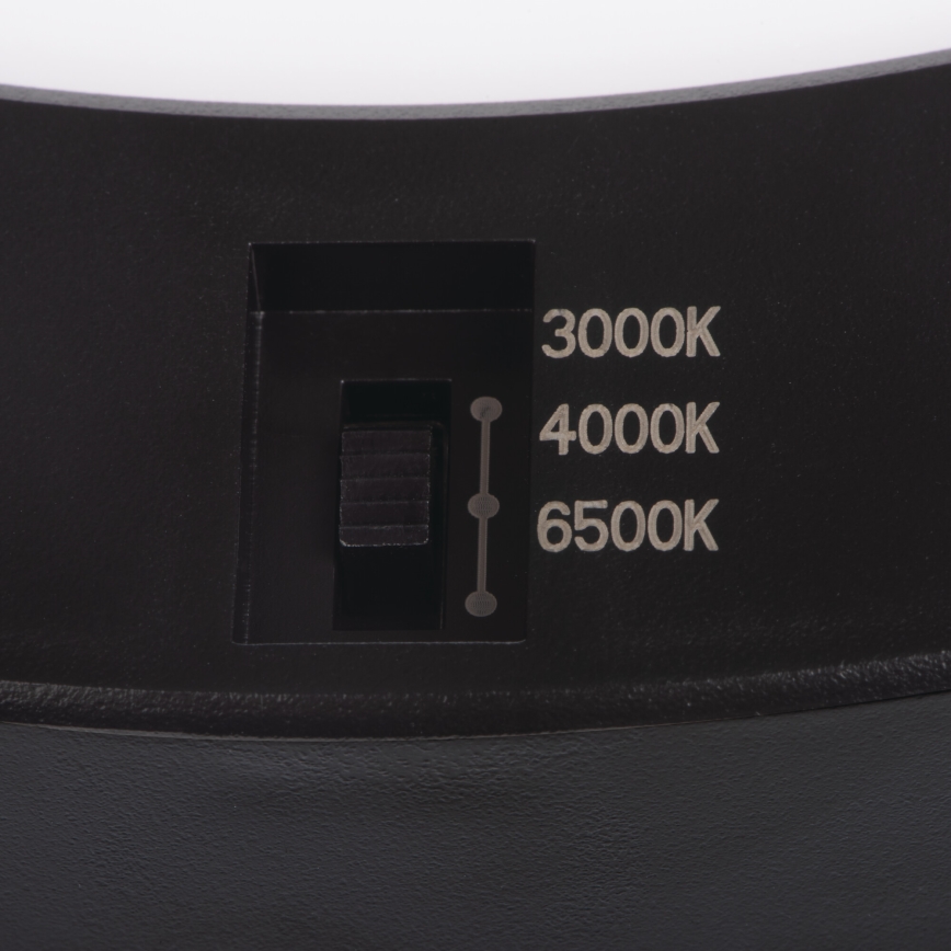 LED Ceiling/recessed light with motion sensor 2in1 ERGA LED/17W/230V 3000/4000/6500K black