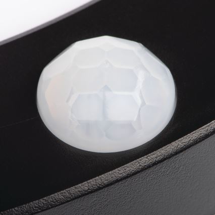 LED Ceiling/recessed light with motion sensor 2in1 ERGA LED/17W/230V 3000/4000/6500K black