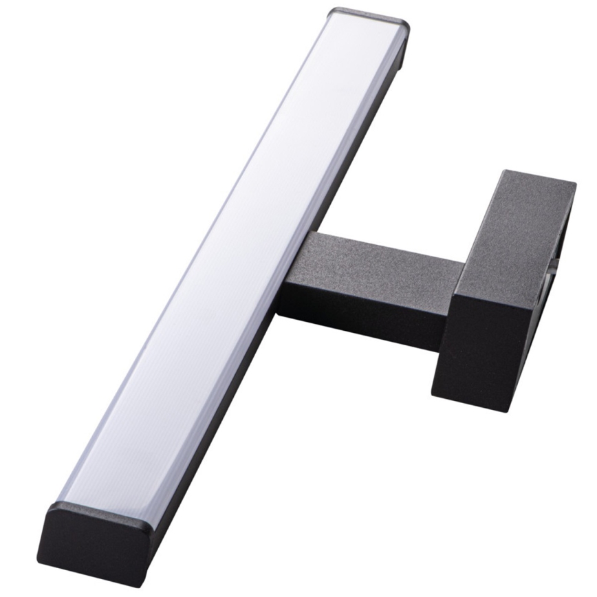 LED Bathroom mirror lighting ASTEN LED/15W/230V IP44 black