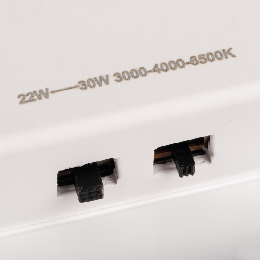 VARSO LED ceiling light with motion and dusk sensor, 22/30W, 230V, 3000/4000/6500K, Ø 33 cm, IP54