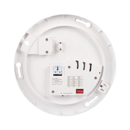 VARSO LED ceiling light with motion and dusk sensor, 22/30W, 230V, 3000/4000/6500K, Ø 33 cm, IP54