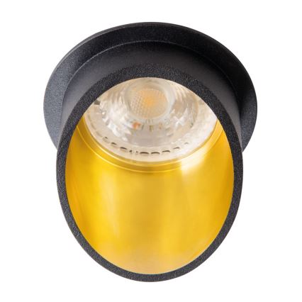 Recessed spotlight SPAG GU10/35W black/gold