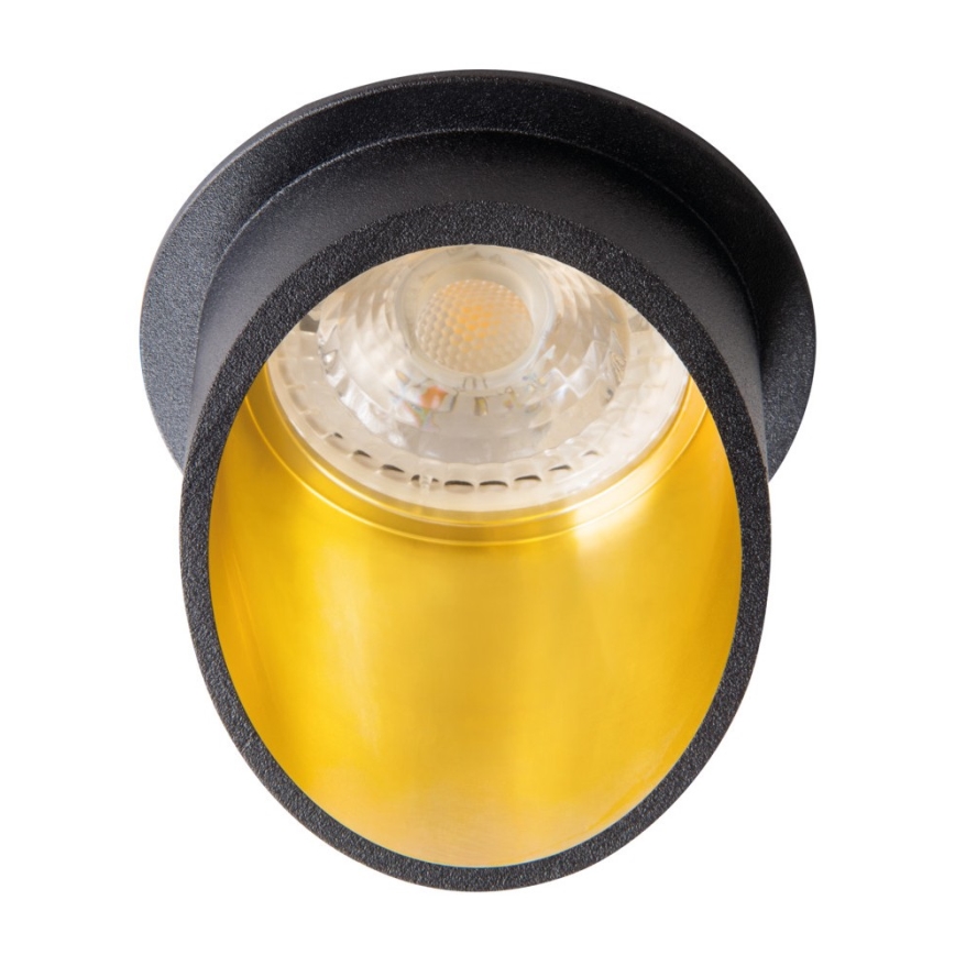 Recessed spotlight SPAG GU10/35W black/gold