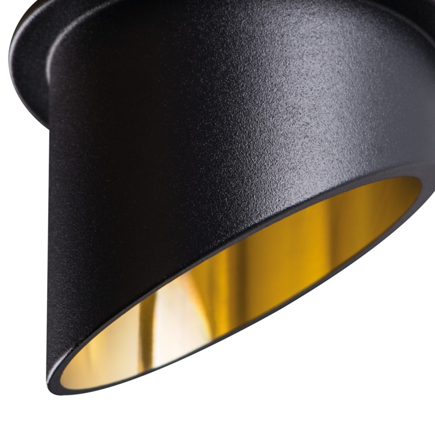 Recessed spotlight SPAG GU10/35W black/gold