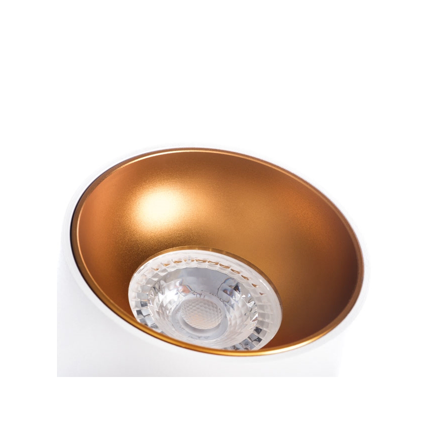 Spotlight RITI 1xGU10/10W/230V white/gold