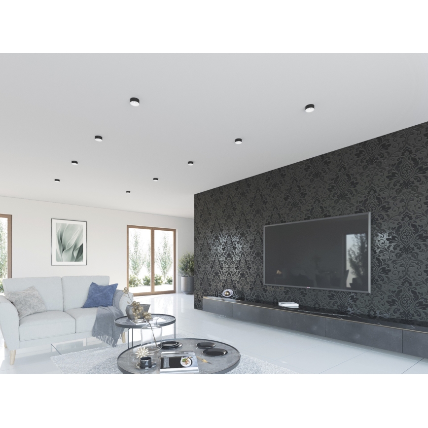 Recessed light MINI RITI 1xGU10/25W/230V black/white