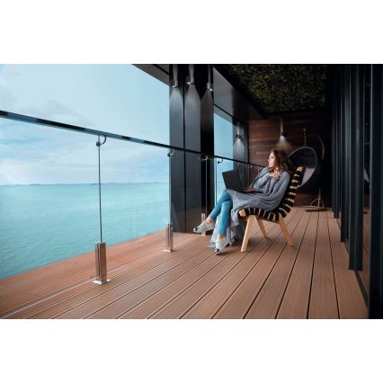 REKA LED Outdoor Wall Light with Motion and Dusk Sensor, 7W, 230V, IP54, Anthracite, Round