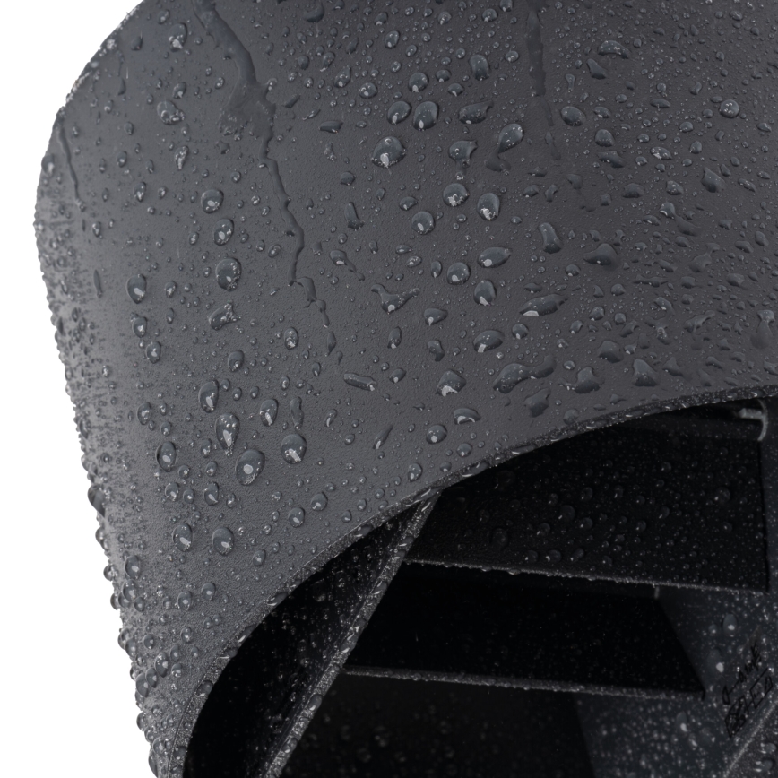 REKA LED Outdoor Wall Light with Motion and Dusk Sensor, 7W, 230V, IP54, Anthracite, Round