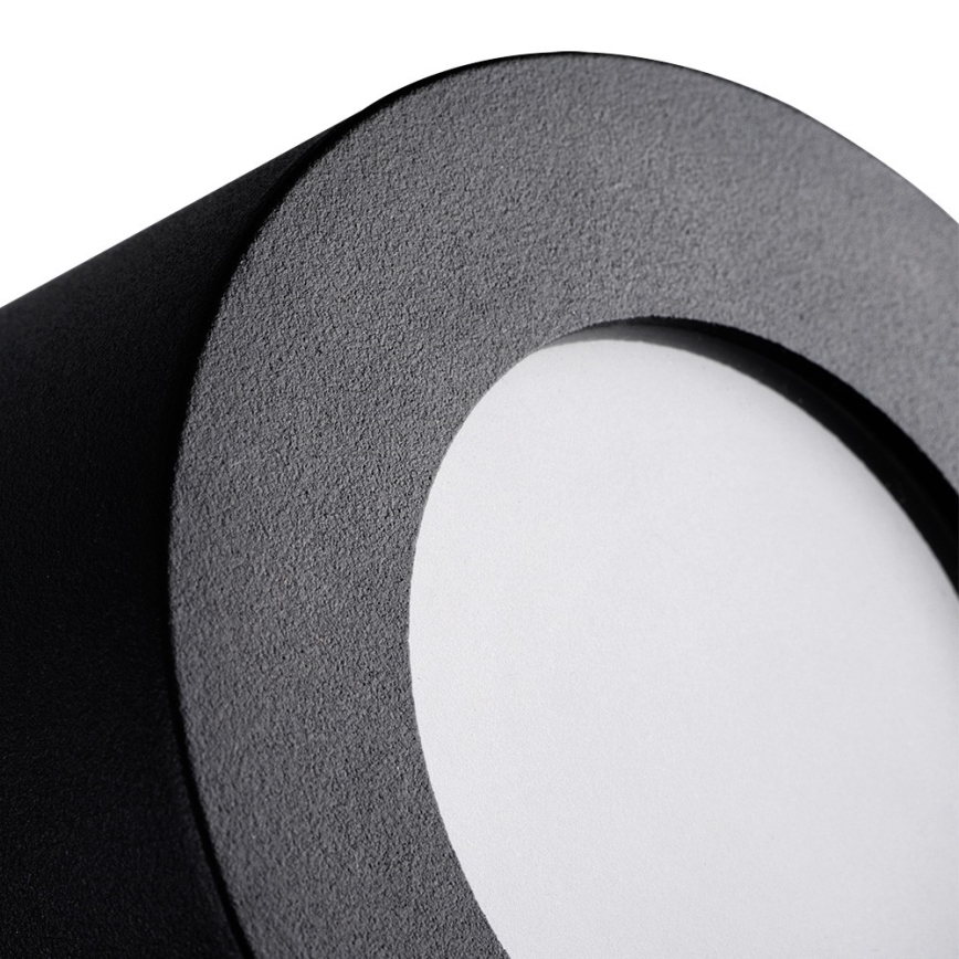 Bathroom ceiling light SANI 1xGU10/10W/230V IP44 black