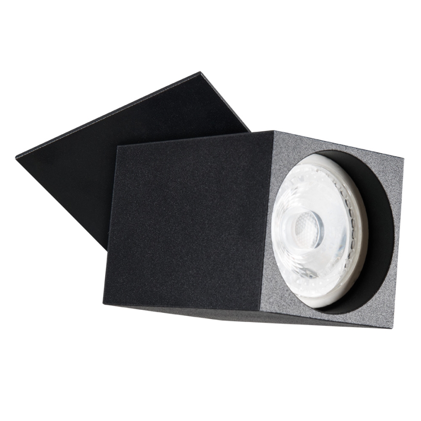 Recessed spotlight CHIRO 1xGU10/35W/230V black