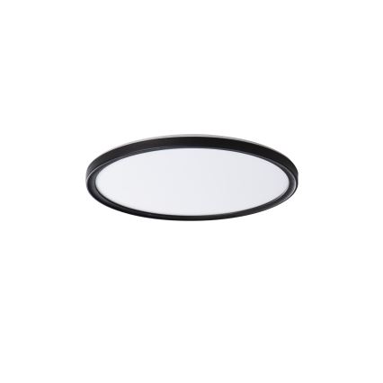 LED Bathroom ceiling light AZPO LED/11,8W/230V d. 22,5 cm IP54 black