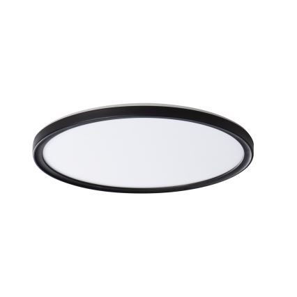 LED Bathroom ceiling light AZPO LED/18,5W/230V d. 29 cm IP54 black