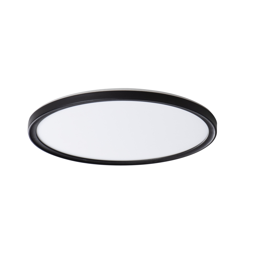 LED Bathroom ceiling light AZPO LED/18,5W/230V d. 29 cm IP54 black