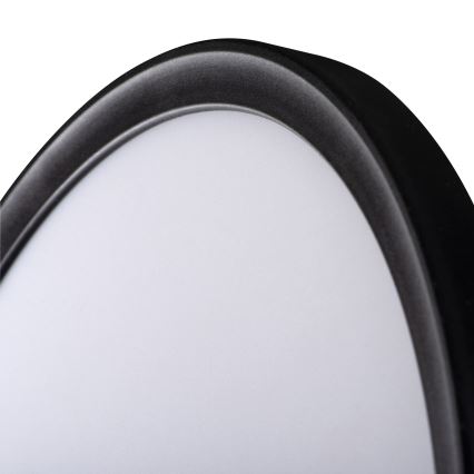 LED Ceiling Light AZPO LED/22W/230V 3000/4000/6000K Ø 42 cm IP54 black