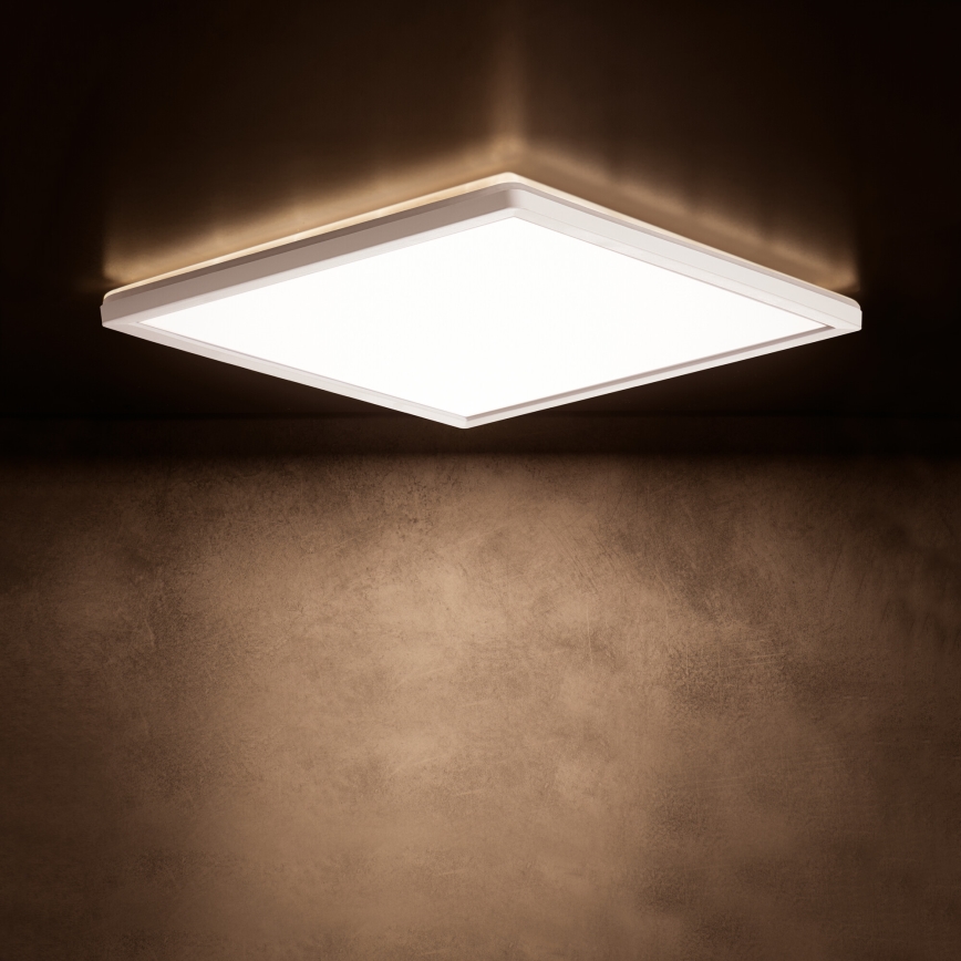 AZPO LED Ceiling Light 12.3W/230V 3000/4000/6000K 22.5x22.5 cm IP54 White