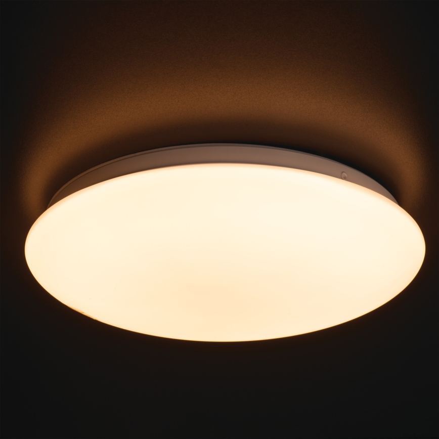 LED bathroom ceiling light with motion and dusk sensor CORSO LED/12W/230V 3000/4000/6500K Ø 27.8 cm IP44