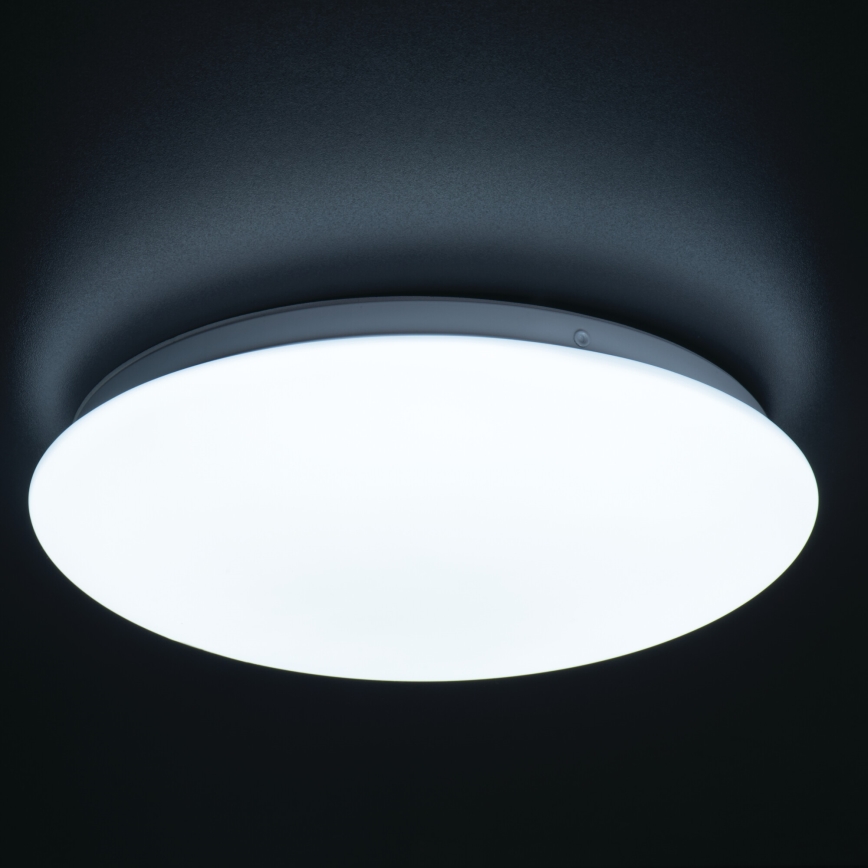 LED Bathroom ceiling light with motion and dusk sensor CORSO LED/24W/230V 3000/4000/6500K Ø 38 cm IP44