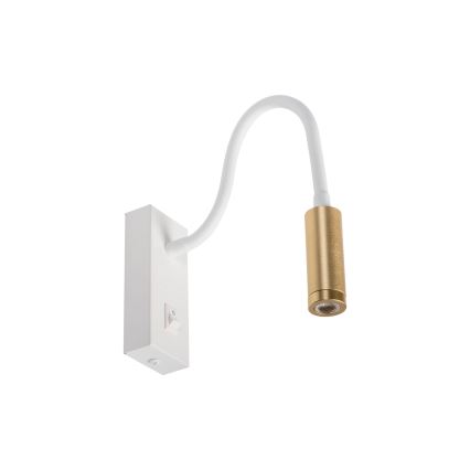 TONIL Flexible LED Lamp, 3.3 W / 230 V — White/Gold